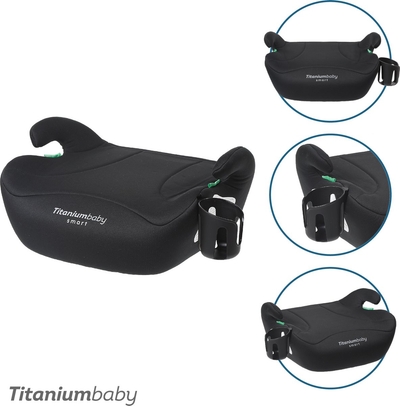 Titaniumbaby SMART Ivar Zitverhoger - i-size compatible - vanaf 125 cm - incl cupholder