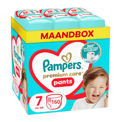 Pampers Premium Care Pants  luierbroekjes maat 7 - 160 stuks
