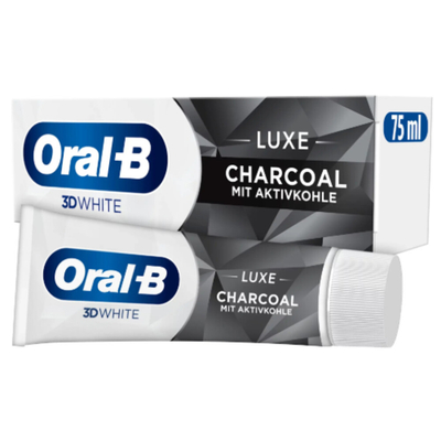 12x Oral-B Tandpasta 3D White Houtskool 75 ml