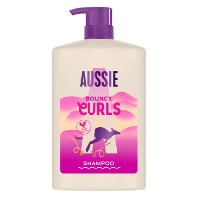 4x Aussie Bouncy Curls Shampoo 1000 ml