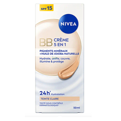 3x NIVEA BB Cream Dagcrème SPF15 Light 50 ml