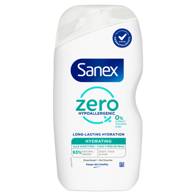 Sanex Douchegel Zero% Hydrating 400 ml