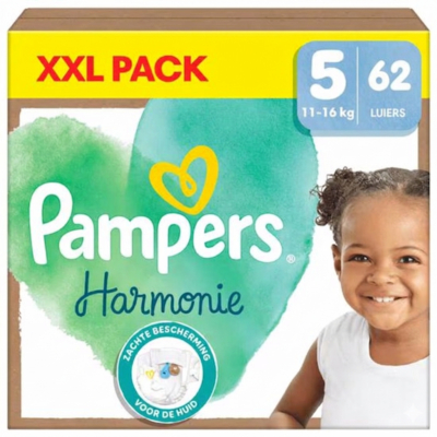 Pampers Harmonie  luiers maat 5 - 62 stuks