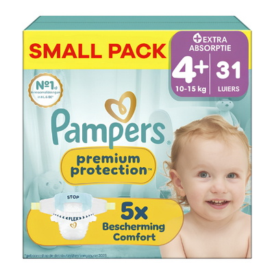 Pampers Premium Protection  luiers maat 4 plus - 31 stuks