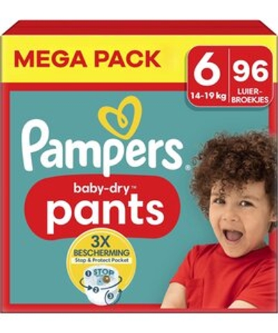 Pampers Baby Dry Pants  luierbroekjes maat 6 - 96 stuks