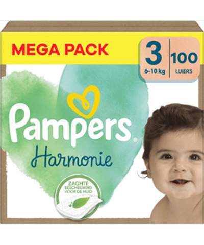 Pampers Harmonie  luiers maat 3 - 100 stuks
