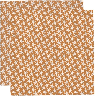 Swim Essentials Hydrofiele doeken met Zeesterrenprint - Omslagdoek Baby - Set 2 stuks - 110x110 cm