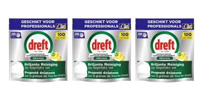 Dreft All in One Citroen & Originial vaatwastabletten  - 300 wasbeurten