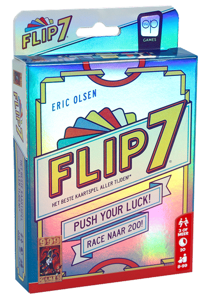 999 Games Flip 7 (NL) compact – Kaartspel in Tuck Box – 999 Games
