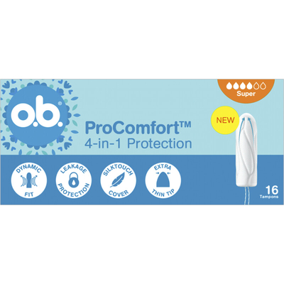 o.b. Pro Comfort Advanced Super 16 Tampons 16 stuks