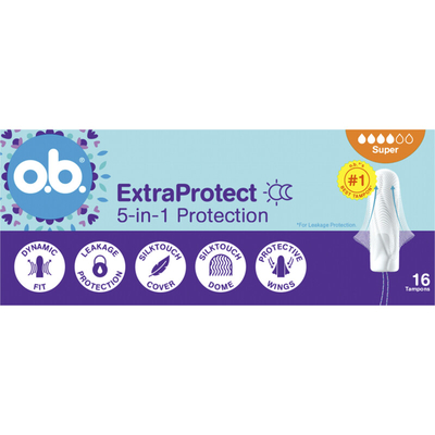 o.b. Extra Protect Super Tampons 16 stuks