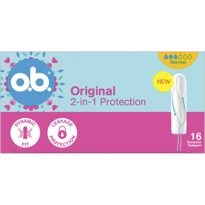 o.b. Original 2-in-1 protection normal Tampons 16 stuks