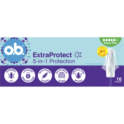 o.b. Extra Protect Super Plus Tampons 16 stuks