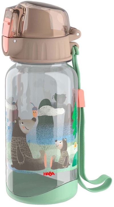 Haba drinkfles bos - kind waterfles 400ml BPA-vrij lekvrij.