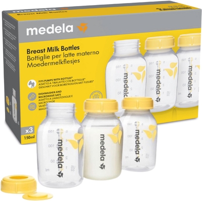 Medela Serie - Babyfles - 150ml - Kleurenset - 3 stuks