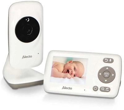 Alecto DVM71 Video Baby monitor with 2,4 inch color display Wit