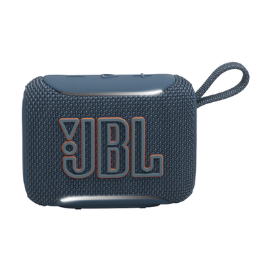 JBL Go 5 - Draadloze Bluetooth Mini Speaker – Voor Onderweg en Thuis – Sfeerverlichting - Draadloos Muziek Box – Boxje - 10 uur - IP68 - Waterdicht - Blauw