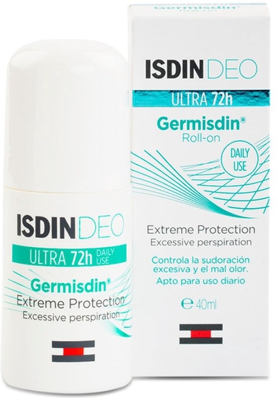 Deodorant Roller Isdin Germisdin Rx 72 uur Antitranspirant 40 ml
