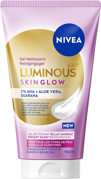 NIVEA Luminous630 Skin Glow Reinigingsgel - Gezichtsreiniger - 150ml