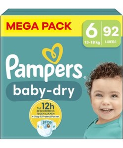 Pampers Baby Dry  luiers maat 6 - 92 stuks