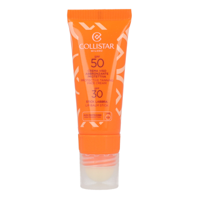 Collistar Protective Tanning Face Cream SPF 50 + Lip Balm Stick SPF 30 | 20 + 3,2 ml