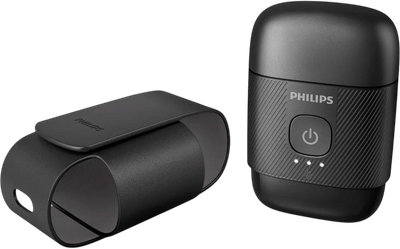 Philips Shaver Series 500 – Compact Elektrisch Scheerapparaat – Reisformaat – Nat & Droog Scheren – Reisetui – Reisvergrendeling – S591/05