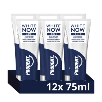 Prodent White Now 3-in-1 tandpasta - 12 x 75 ml | Tandpasta van Prodent