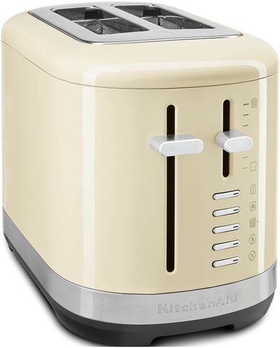 KitchenAid 5KMT2109EAC - Broodrooster - Amandel Wit - 2 Sleuven - 1100 W - Inclusief kruimellade