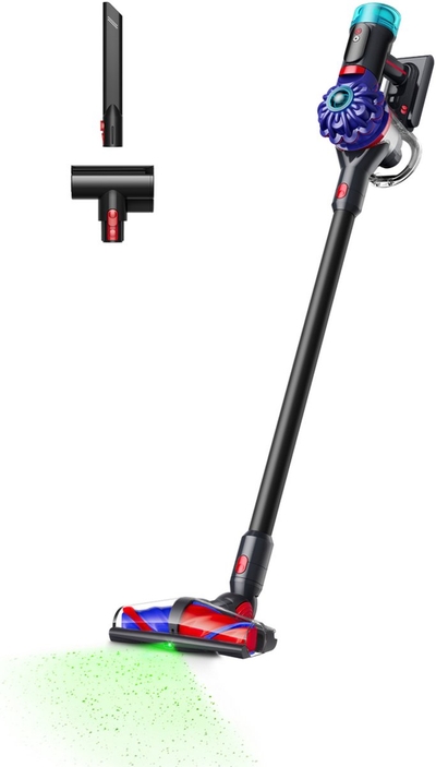 Dyson V10 Konical - Steelstofzuiger - Zwart/Paars - 150 Air Watts - Automatisch legen