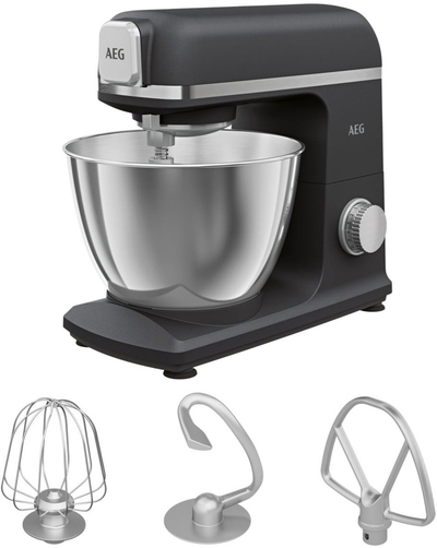 AEG KM5-1-4BPT keukenmachine 1200 W 5 l Zwart, Parel