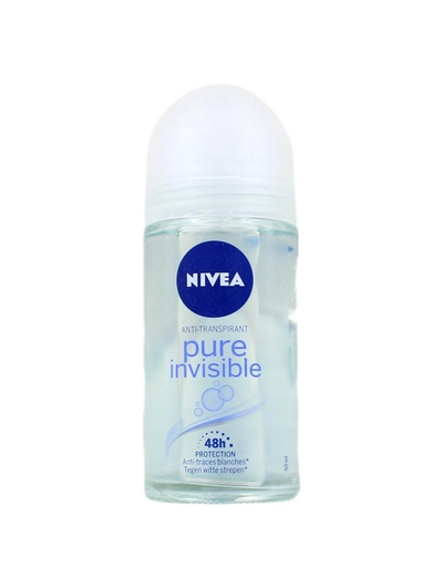 Nivea Deodorant Roller Pure Invisible, 50 ml