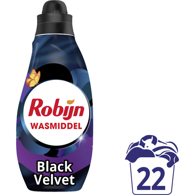 Robijn Black Velvet  wasmiddel zwarte was - 22 wasbeurten