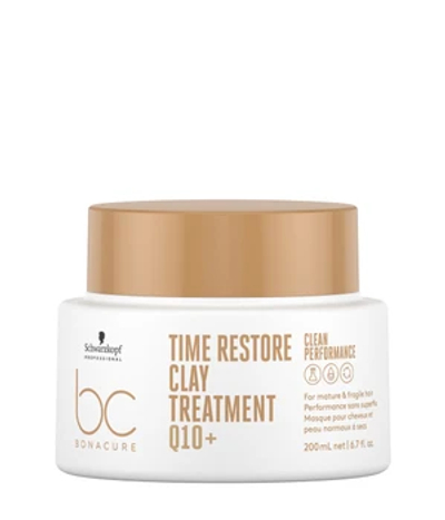 Schwarzkopf Professional BC Bonacure Time Restore Clay Treatment Q10+ Haarmasker 200 ml