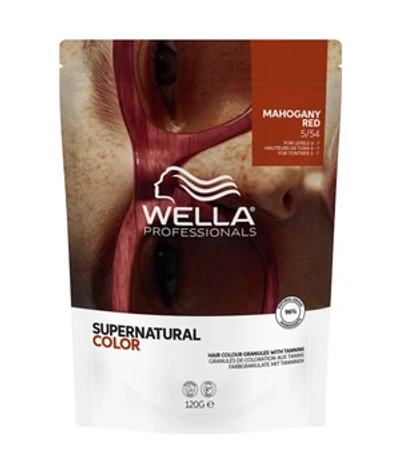 Wella Professionals Supernatural Color 5/54 Mahogany Red Professionele haarkleuring 120 g