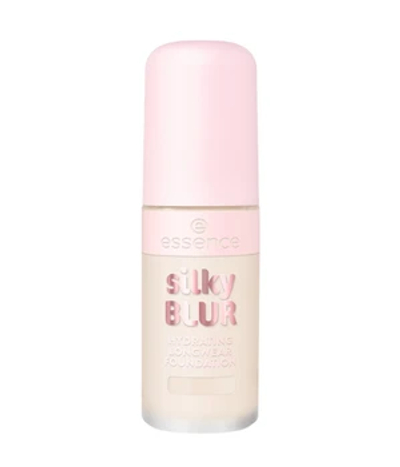 essence silky BLUR Hydrating Longwear Vloeibare foundation 30 ml
