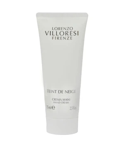 LORENZO VILLORESI Teint de Neige Hand Cream Handcrème 75 ml