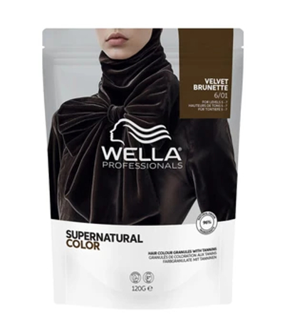 Wella Professionals Supernatural Color 6/01 Velvet Brunette Professionele haarkleuring 120 g