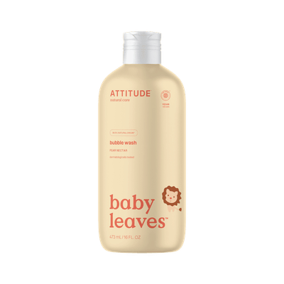 ATTITUDE Baby Leaves Peer & Nectar Badschuim 473 ML