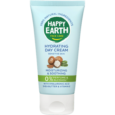 Happy Earth 100% Natuurlijke Face Care Hydrating Day Cream 50 ML