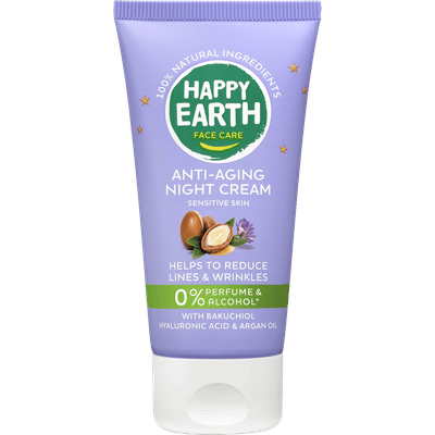 Happy Earth 100% Natuurlijke Face Care Anti-Age Night Cream 50 ML