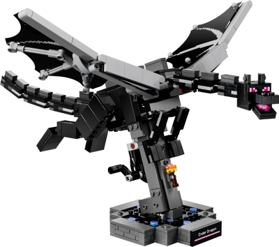 LEGO® Minecraft® De Enderdraak Bouwspeelgoed voor Kinderen - Videogamedecoratie - Verstelbare Figuur met Klappende Vleugels - Cadeautip voor Jongens en Meisjes Vanaf 10 Jaar - 21595
