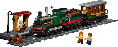 LEGO® City Vintage Stoomtrein - Bouw- en Speelset voor Kinderen - Stoomtreinmodel met Kolentender, Passagierswagon en Perron - Cadeautip voor Treinliefhebbers Vanaf 7 Jaar - 60511