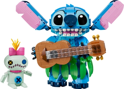 LEGO® ǀ Disney Stitch en Scrump - Bouwset voor Spelen en Neerzetten - Verstelbare Speelgoedfiguren van Stitch en Scrump - Cadeautip voor Meisjes en Jongens Vanaf 9 Jaar - 43296