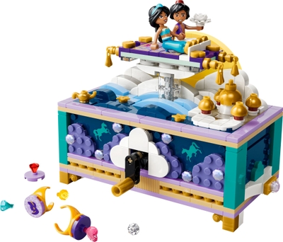 LEGO® ǀ Disney Princess Jasmines Sieradendoos - Bouwspeelgoed voor Kinderen met Vliegend Tapijt, Aladdin en Jasmine - Leuke Cadeautip voor Meisjes en Jongens Vanaf 6 Jaar - 43295
