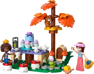 LEGO® Friends Theekransje in het Bos Bouwset voor Kinderen Vanaf 6 Jaar - Fantasierijk Speelgoed met Natuurthema met 2 Minipoppetjes, een Kikker en een Eekhoorn - Cadeautip voor Meisjes en Jongens - 42690