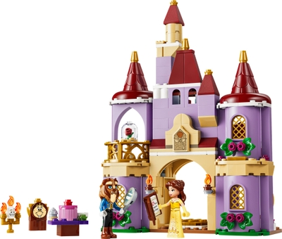 LEGO® ǀ Disney Princess Het Betoverde Kasteel van Belle en het Beest - Bouwspeelgoed met Belle, het Beest, Lumière en Pendule - Cadeautip voor Kinderen Vanaf 5 Jaar - 43289