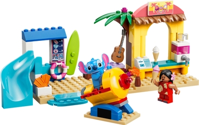 LEGO® ǀ Disney Strandplezier met Lilo en Stitch - Bouwset voor Jonge Kinderen - Speelset met Disney's Lilo en Stitch - Leuke Cadeautip voor Meisjes en Jongens Vanaf 4 Jaar - 43280