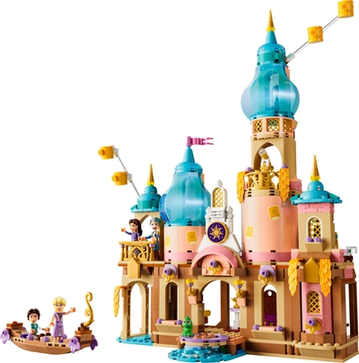 LEGO® ǀ Disney Princess Rapunzels Kasteel, Bouw- en Speelset, 5 Personages uit Disney's Tangled - Rapunzel Minipoppetje en Pascal - Cadeautip voor Kinderen Vanaf 6 Jaar - 43297