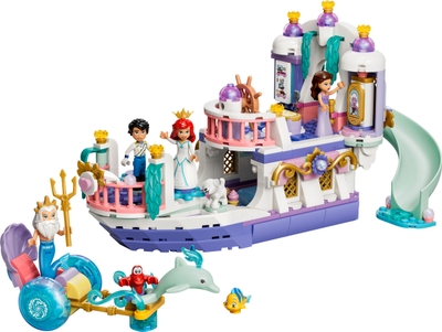 LEGO® ǀ Disney Princess Ariëls Koninklijke Trouwboot - De Kleine Zeemeermin Set met Ariël, Sebastiaan en 5 Andere Personages - Fantasierijk Cadeau voor Kinderen Vanaf 6 Jaar - 43299