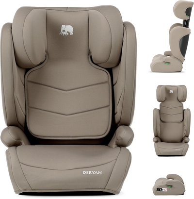 Deryan Charlie Basic i-Size Autostoeltje - 3,5 tot 12 Jaar - Truffle Sand